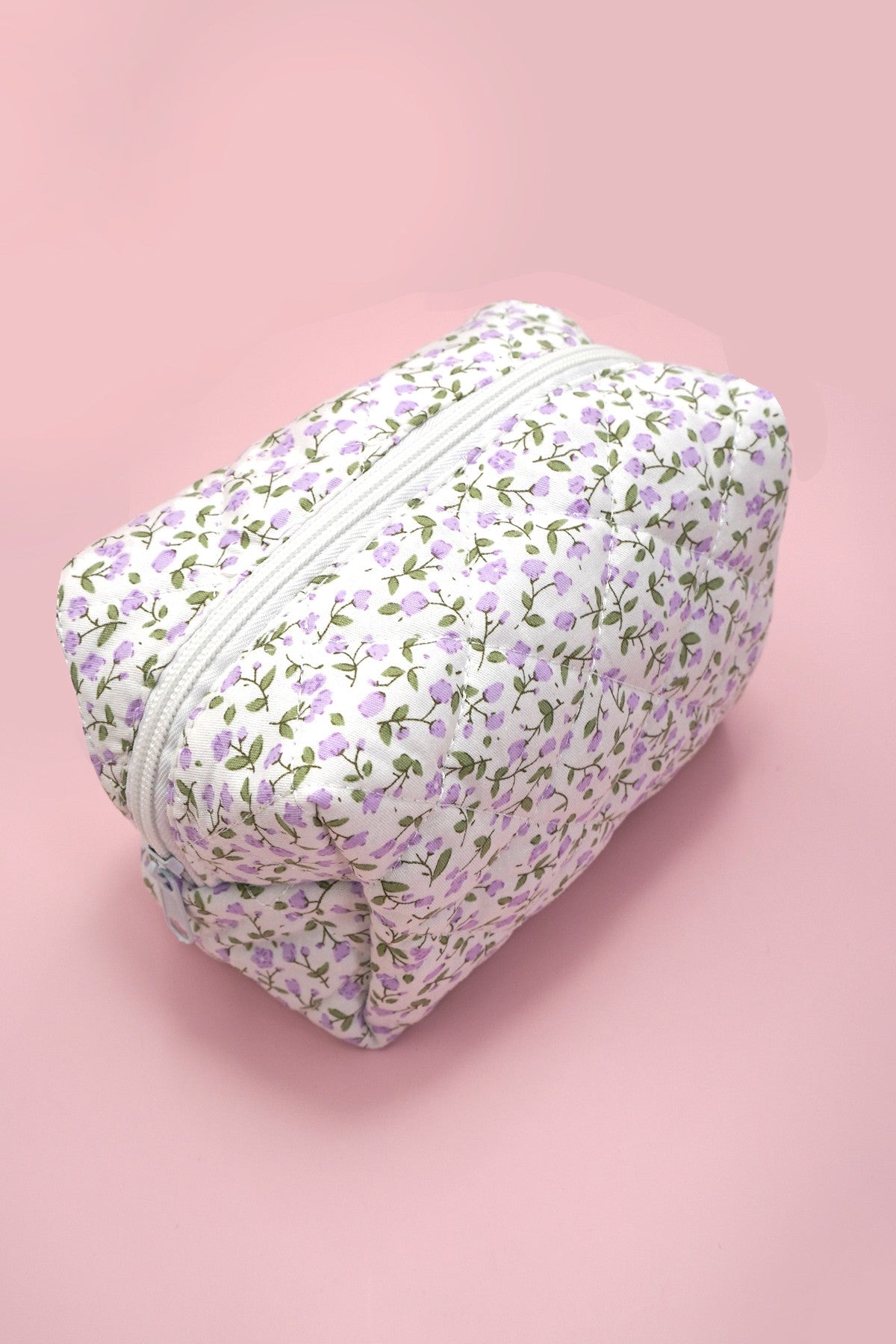 Quilted Cosmetic Pouch