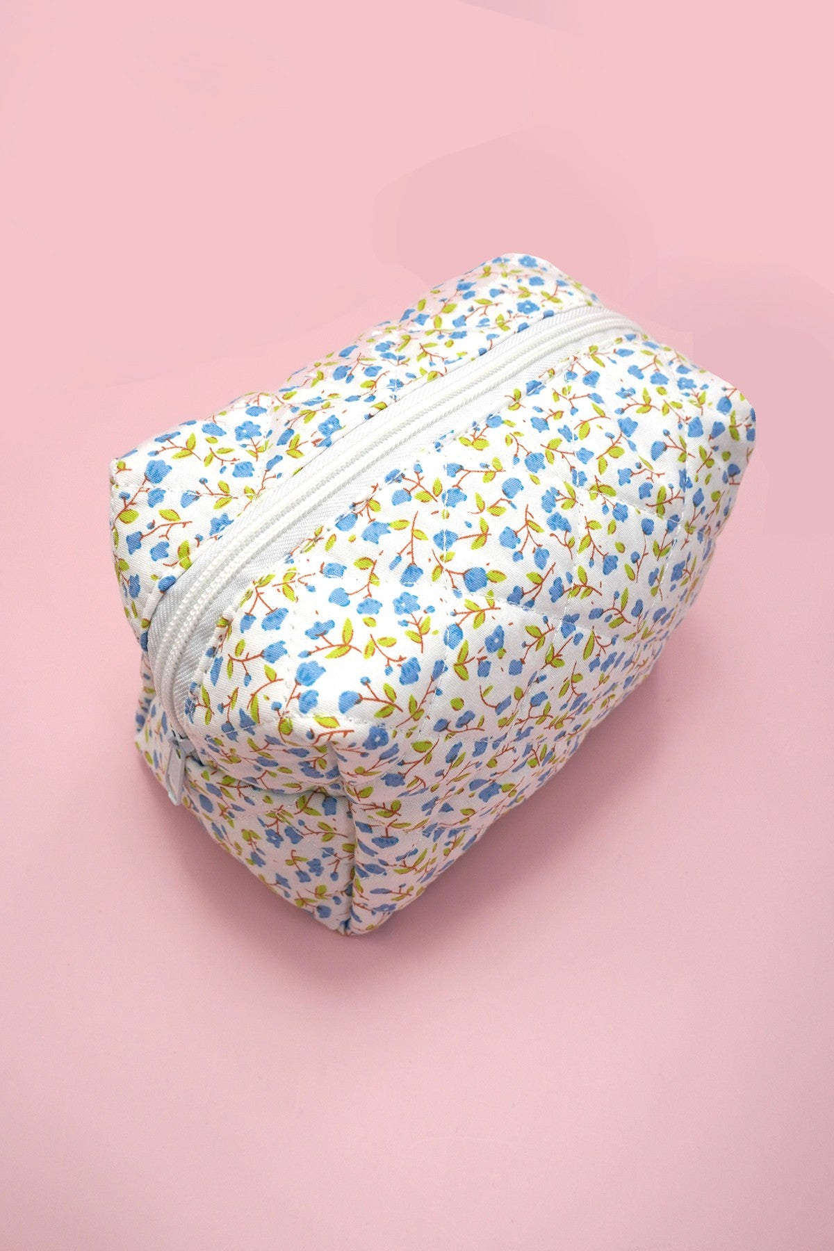 Quilted Cosmetic Pouch