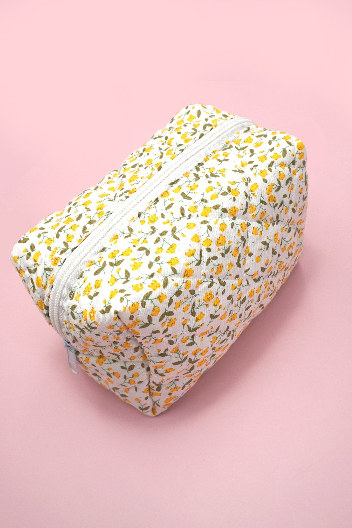 Quilted Cosmetic Pouch